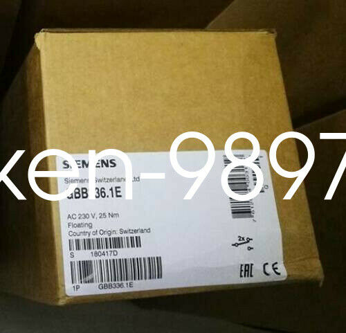 1PC NEW SIEMENS Electric Damper Actuator GBB336.1E 25Nm AC230V