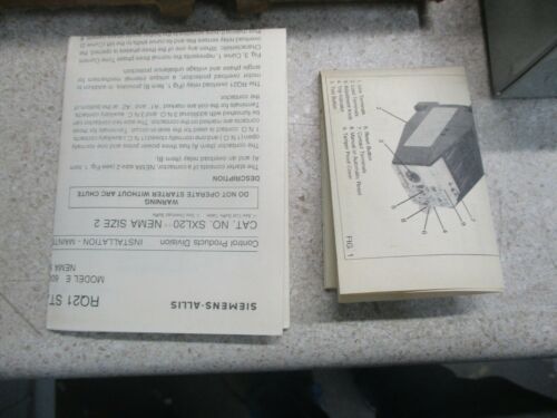 SIEMENS-ALLIS ACROSS-THE-LINE SIZE 2 STARTER