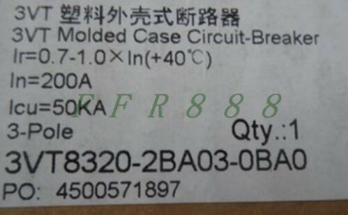 ONE NEW Siemens 3VT8320-2BA03-0BA0 3VT8320-2BA03-0BA0