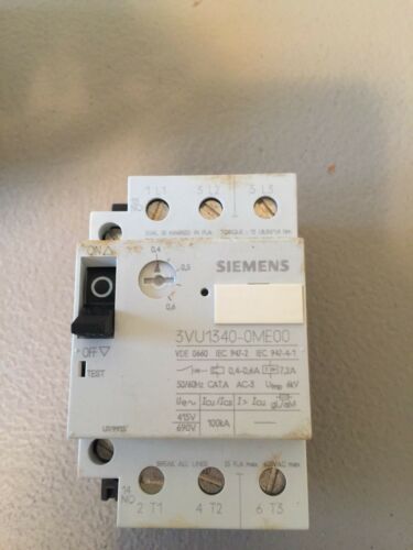NEW IN BOX SIEMENS CIRCUIT BREAKER 3VU1340-0ME00