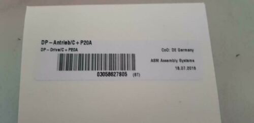 Siemens ASM Assembley Systems - DP - Drive/C + P20A