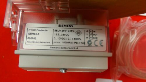 Siemens QBM65-5 Differenzdruckfühler New Boxed