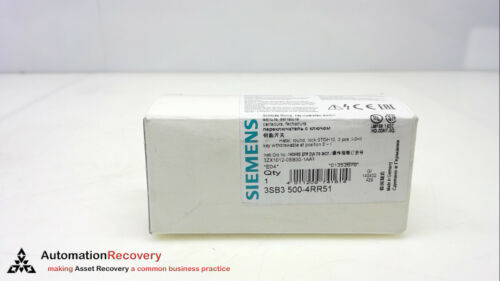 SIEMENS 3SB3500-4RR51, ACTUATOR SWITCH, LOCK AND KEY, NEW