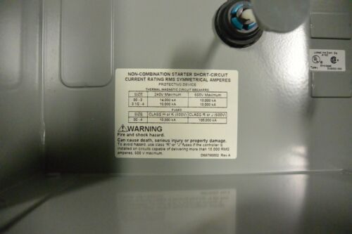 14FSH32BF Siemens Size 2 Enclosed Starter 120v Coil ESP100 48BSH3M20 Overload