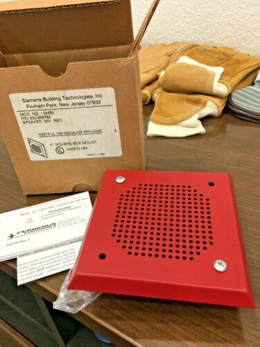 Siemens Cerberus Pyrotronics 500-696784 I-SM70 70V (Red) Speaker - New!