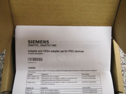 New Siemens Simatic IPC A5E37963309 IPC477E Pro Panel Base Adapter Free Shipping