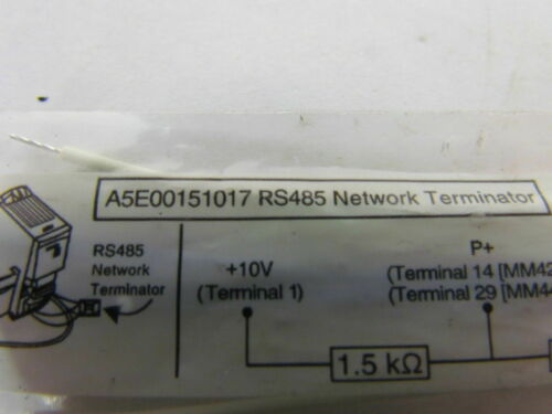 Siemens A5E00151017 RS485 Network Terminator RS485