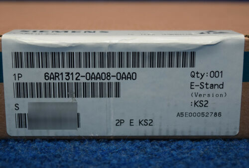 New Sealed Siemens 6AR1312-0AA08-0AA0 /KS2 6AR13120AA080AA0