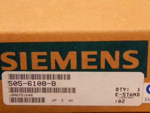 Siemens 505-6108B, 2807139 8 CH Input Analog Module T97123