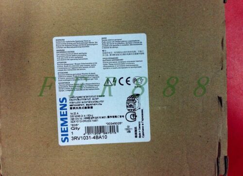 ONE NEW SIEMENS 3RV1031-4BA10