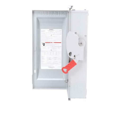 Siemens Heavy Duty 100 Amp 600-Volt 2-Pole Outdoor Fusible Safety Switch