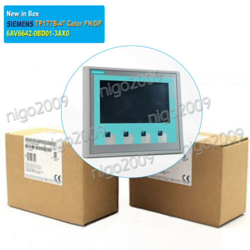 New Touch Panel TP 177B-4 Color PN/DP 6AV6642-0BD01-3AX0 SIEMENS SIMATIC PANEL