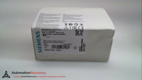 SIEMENS 3SB3 921-OAA - BOX OF 10, NEW