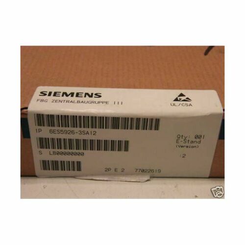 100% NEW SIEMENS 6ES5926-3SA12 in box 6ES5 926-3SA12
