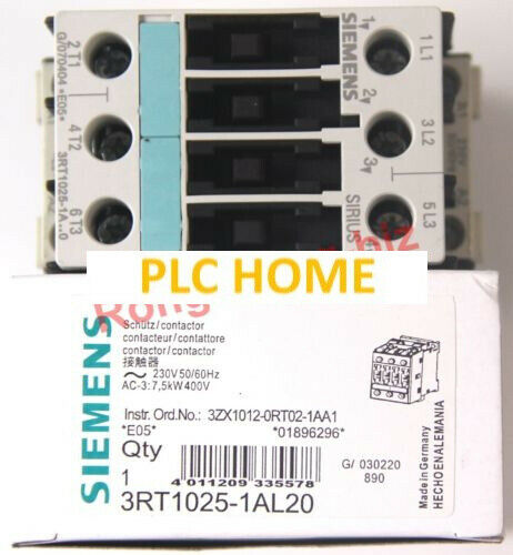 Siemens 3RT1025-1AL20 230V 60HZ Contactor New In Box*