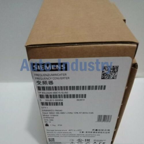 1PC New in box Siemens 6SL3224-0BE15-5UA0 One year warranty 6SL32240BE155UA0