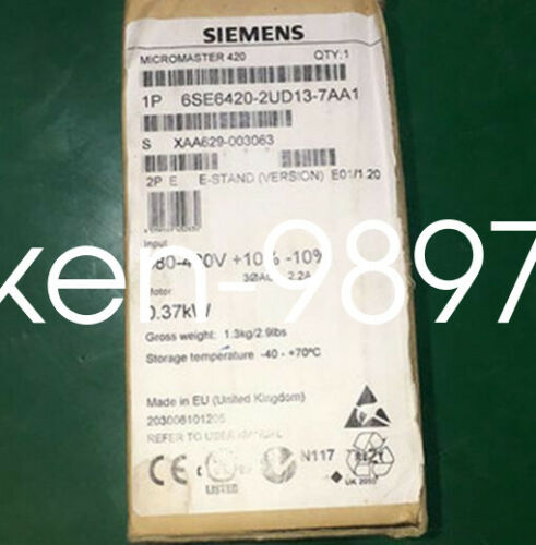 1PC Siemens Inverter 6SE6420-2UD13-7AA1 Brand NEW IN BOX