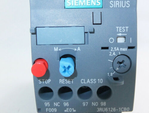 Siemens 3RU6126-1CB0 1.8-2.5A Thermal relay New #YY0