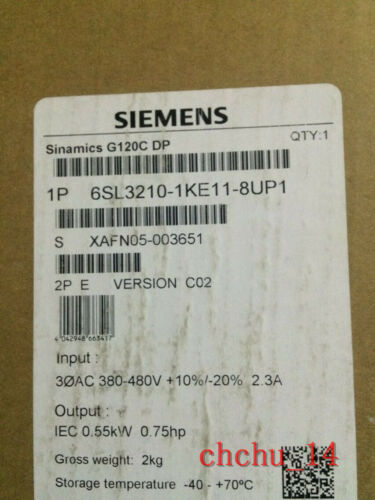 Siemens 6SL3210-1KE11-8UP1 6SL3 210-1KE11-8UP1 Brand new and sealed