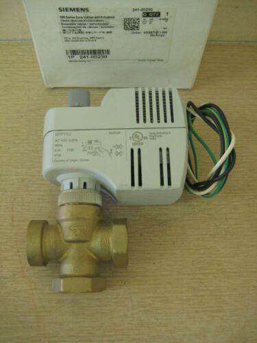 New Siemens 241-00230 SFP11U 599-00230 1/2 3-Way 120V Zone Valve Actuator Assy