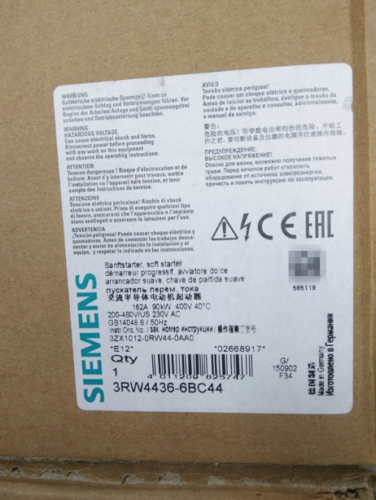 1PCS NEW Siemens 3RW4436-6BC44 Contactor by DHL or EMS #Q8926 ZX