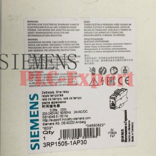 1PC New Siemens 3RP1505-1AW30 One year warranty 3RP15051AW30 Fast Delivery
