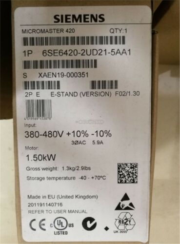 1Pc Siemens 6SE6420-2UD17-5AA1 6SE6 420-2UD17-5AA1 ch