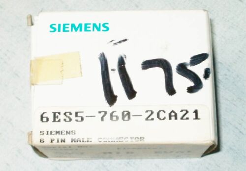 SIEMENS 6ES5-760-2CA21 CONNECTOR 6PIN MALE