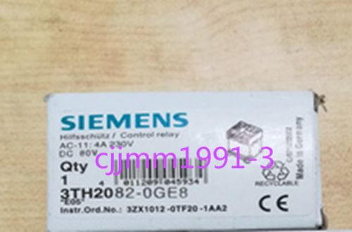 1PC New For Siemens Relay 3TH2082-0GE8 4A230V 2NO+2NC