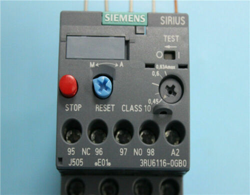 Siemens 3RU6116-0GB0 0.45-0.63A Thermal relay New