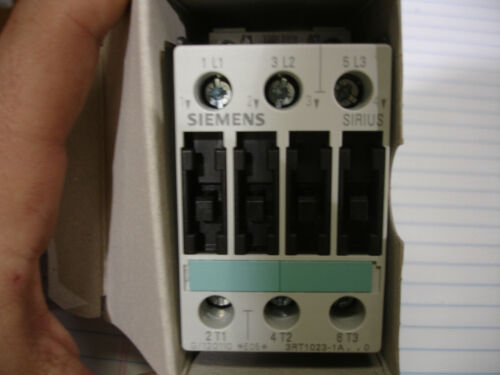 SIEMENS 3RT1023-1AK60 MOTOR STARTER CONTACTOR SIZE S0 3PHASE Konecranes