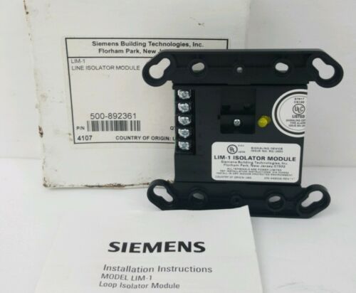 Siemens Lim-1 Line Isolator Module 500-892361