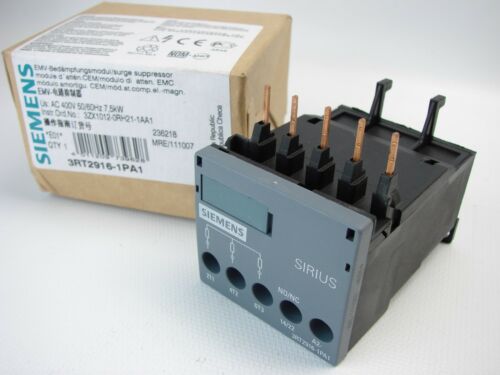 Siemens 3RT2916-1PA1 EMC Surge Suppressor Module RC Element Size S00 (T81)