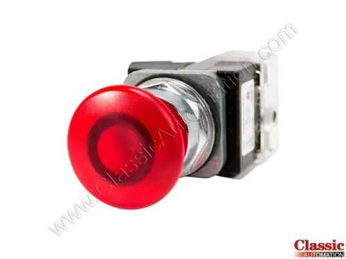 Siemens | 52PE2DRA | Illuminated Push-Pull Red-LED Switch (new)