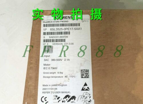 ONE NEW Siemens 6SL3525-0PE17-5AA1