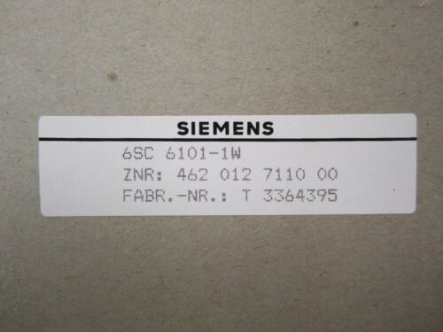 Siemens 6SC-6101-1W Kit 462012711000 6SC61011W