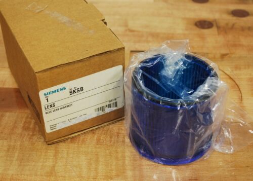 Siemens SKSB Blue Lens w/Gasket - NEW