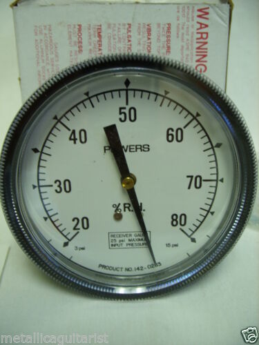 SIEMENS POWERS CONTROLS ANALOG RECEIVER GAUGE 142-0283