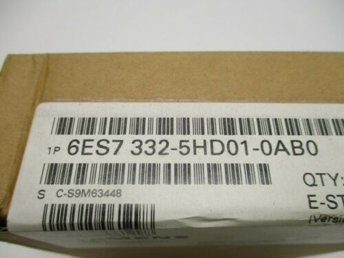 SIEMENS SIMATIC S7 6ES7332-5HD01-0AB0 ANALOG OUTPUT * FACTORY SEALED *