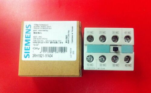1PC New In Box Siemens Contactor Auxiliary Contact 3RH1921-1FA04#XR