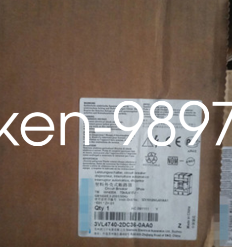 1PC New Siemens Circuit Breaker 3VL4740-2DC36-0AA0 In Box