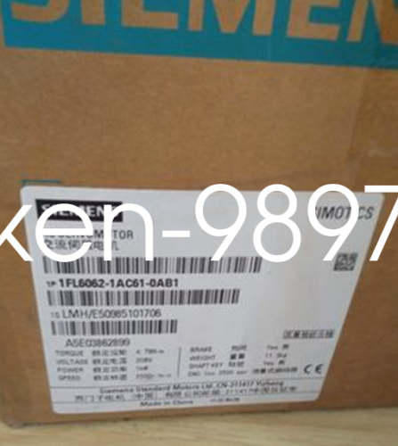 1PC NEW SIEMENS Servo Motor 1FL6062-1AC61-0AB1