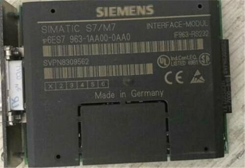 1Pc Siemens 6ES7963-1AA00-0AA0 One Year Warranty ma