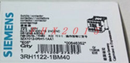 ONE Brand NEW Siemens 3RH1122-1BM40 24VDC Contactor