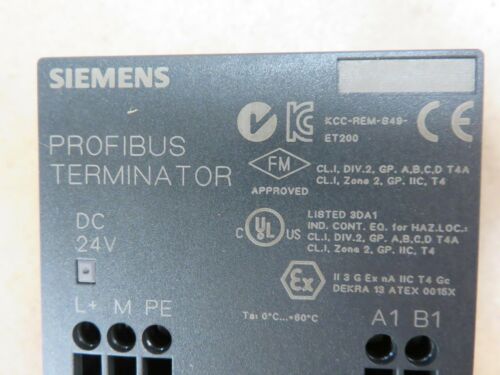 NEW SIEMENS PROFIBUS TERMINATOR 6ES7 972-0DA00-0AA0 RS 485 SIMATIC ET200 NIB