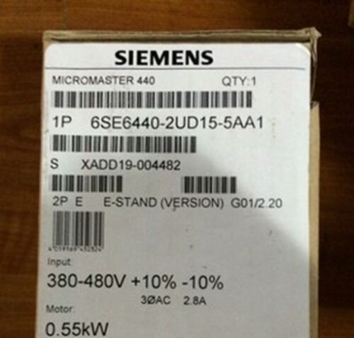 1PC Brand New SIEMENS 6SE6440-2UD15-5AA1 M440 0.55KW