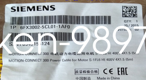 1PC New Siemens V90 power cable 6FX3002-5CL01-1AF0 5 m