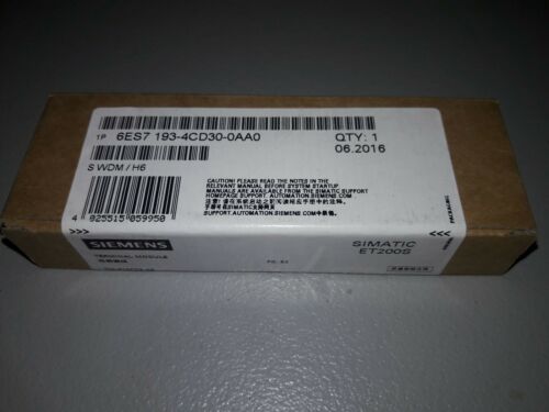 SIEMENS ET200S TM-P15C23-A0 NEW 6ES7-193-4CD30-0AA0 TERMINAL MODULE SIMATIC