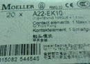 1PC Brand New Moeller Contact Element A22-EK10
