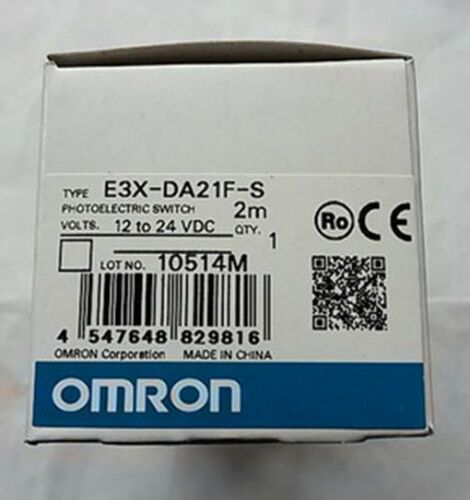 1PC Brand New OMRON Fiber Optic Amplifier E3X-DA21F-S